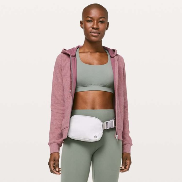 Lululemon Catch A Moment Zip Hoodie sz 4 Heathered So Merlot/So Merlot - Picture 2 of 5